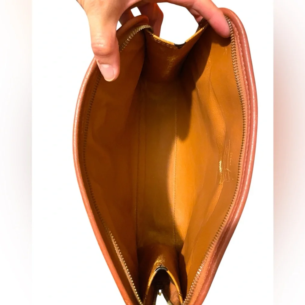 MCM‎ Monogram Visetos Leather Travel Pouch Bag